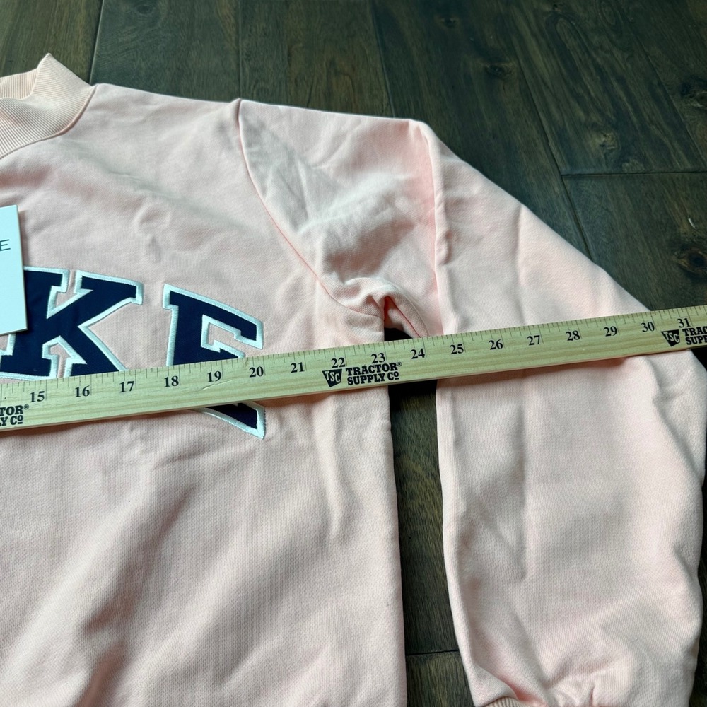Parke Valentine's Day Varsity Mockneck sweatshirt pink "PARKE" small heart - Picture 4 of 7